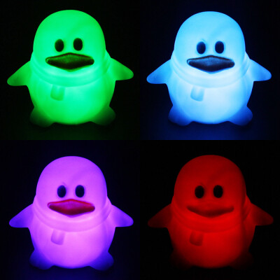 

New LED Night Light Lamp Mushroom Christmas gift color change party Decor kids PENGUIN