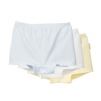 

Beibei Yi bornbay pants plain baby underwear 3 loaded BB9016 powder white yellow 110CM