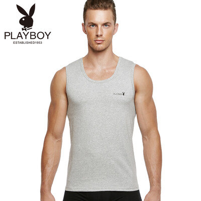 

Playboy vest mens bottom sports sweatshirt 7562 white XL