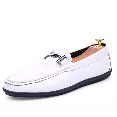 

Damaizhang Brand Hot Sale Men Business Shoes Causal Holiday Flat Shoes Pu Leather Mens Shoe