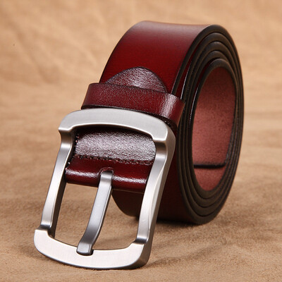 

Hot Mens Leather Belt Cowhide Belt Restoring Ancient Belt