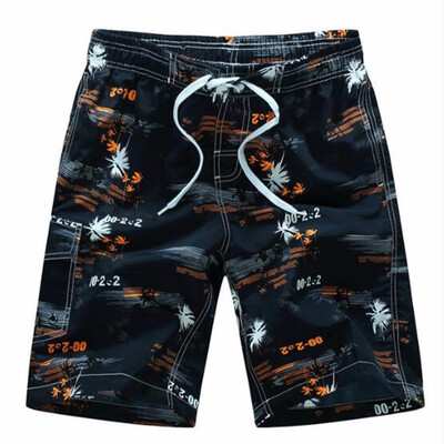 

2018 Summer Hot Men Beach Shorts Quick Dry Printing Board Shorts Men Bermuda Masculina