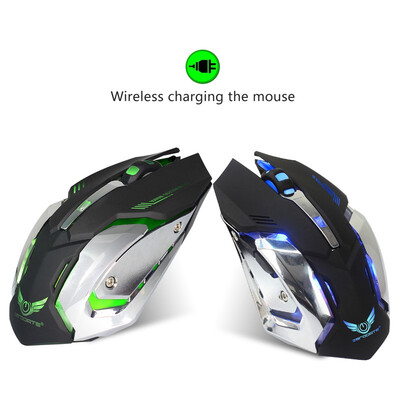 

ZERODATE X70M10 Wireless Gaming Mouse 24GHZ Rechargeable Wireless Computer Game Mice Built in with 600mAh Battery