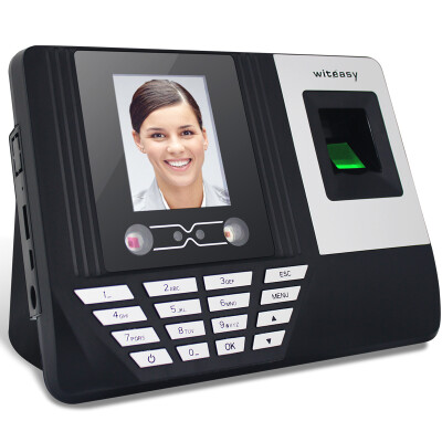 

WITEASY) F-7 face recognition attendance machine punch card machine fingerprint attendance access U disk out of the network communication