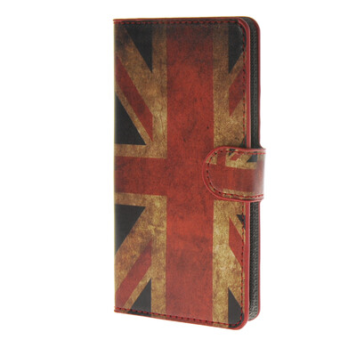 

MOONCASE UK British Flag Leather Side Flip Wallet Card Slot Stand Pouch чехол для Wiko Ridge 4G a10
