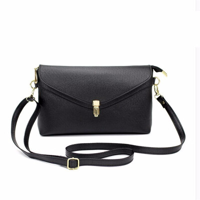 

casual women solid cover hasp envelope bag flap handbag hotsale ladies party clutch purse crossbody messenger shoulder bags