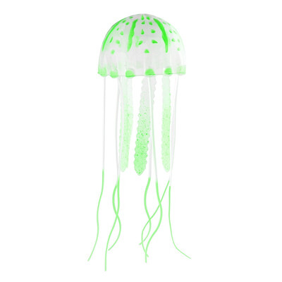 

MyMei Artificial Jellyfish Glowing Effect Nice Beauty Artificial Fake Jellyfish Ornament for Aquarium Fish Tank 6 Colors