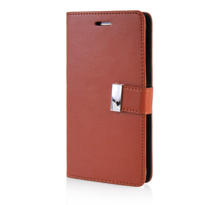 

MOONCASE Leather Side Flip Wallet Card Slot Pouch Stand Shell Back ЧЕХОЛ ДЛЯ Samsung Galaxy Note 4 N9100 Browm