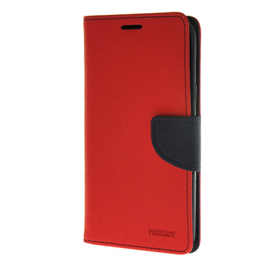 

MOONCASE Splice Color Leather Wallet Flip Card Slot Bracket Back чехол для Samsung Galaxy J7 Red