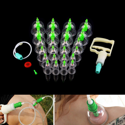 

24 Pcs Pull Out Vacuum Chinese Acupuncture Medicine Magnet Therapy-Cupping