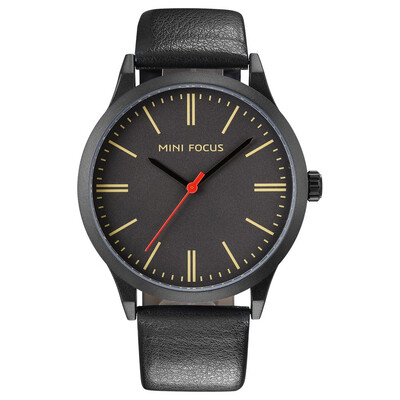 

BOFUTE Male Watches Business Watch Concise Japanese Quartz Movement Waterproof Genuine Leather Strap 0058G