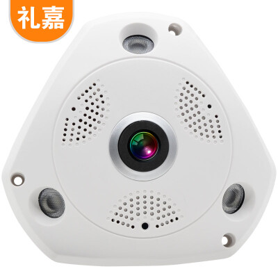 

Lijia LJ-NB202 HD 2 million pixel network surveillance camera 1080P HD picture quality camera infrared night vision 30 meters monitor engineering probe hemisphere double lamp 4mm