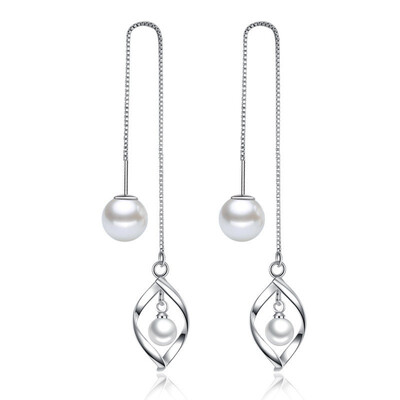 

Long Drop Earrings For Women Korea Trendy Jewelry Party Lady Earrings High Quality Famous Brand Accessories J115
