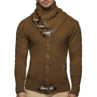 

New Men Sweater Knitted Cardigans All-Match Outerwear Jackets Men Clothing Blouse Top