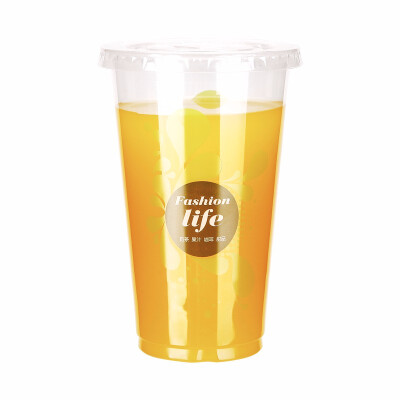 

OTOR 500ml660ml Disposable Juice Cups with Lids PP Clear Cup for Hot & Cold Drinks Iced Coffee Bubble Boba Smoothie 100pcs