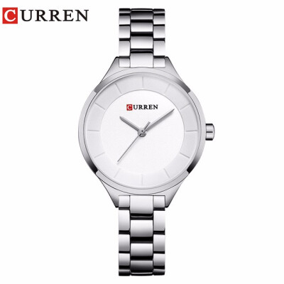 

CURREN 9015 Watch Women Casual Fashion Quartz Wristwatches Ladies Gift Creative surface relogio feminino rose blue