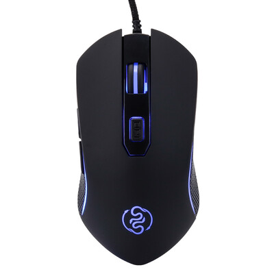

Spirit snake mouse wired gaming mouse computer game colorful glowing eating chicken mouse high speed USB interface braided wire wrapped M80 black
