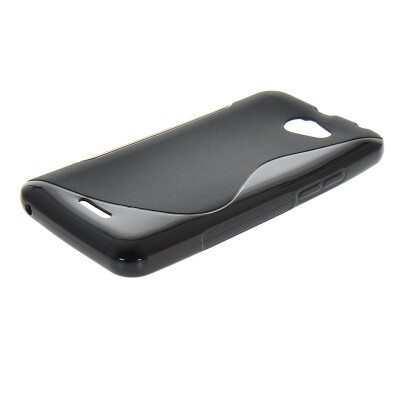 

MOONCASE S-Line Soft Flexible Silicone Gel TPU Skin Shell Back чехол для HTC Desire 516 D516W Black