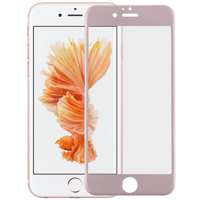 

MOLISI iPhone 6s / 6 закаленная стеклянная пленка полностью покрытая матовая мягкая пластиковая обертка 4,7 дюйма розовое золото