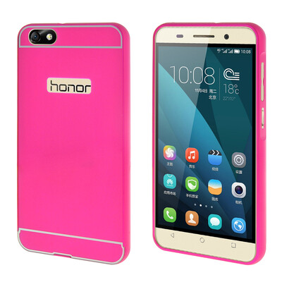 

MOONCASE Huawei 4X Случай 2 В 1 жесткий бампер вставить обложка чехол для Huawei Honor 4X ярко-розовый
