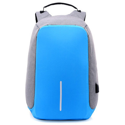 

Fashion New USB Nylon Computer Luggage Backpack for Teenage Male Students Bag Travel Package Rucksack Anti-theft