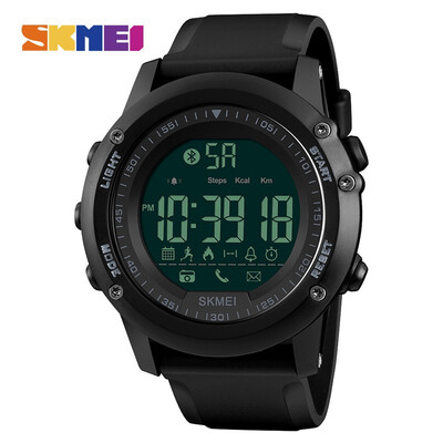 

SKMEI For Men Smart Watch Pedometer Waterproof Digital Wrist Watch Remote Camera Calories Bluetooth Watch Relogio masculino 1321