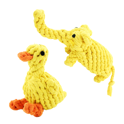 

Luochu Luxchic dog toy pet toy dog dog toy bite rope knot toy bite animal 2 piece set