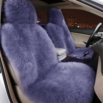

KAWOSEN 100 Australian Pure Natural Fur Seat Cover Sheepskin Winter Car Cushion 5 Seats Whole Vehicle Seat Cover LWSC01
