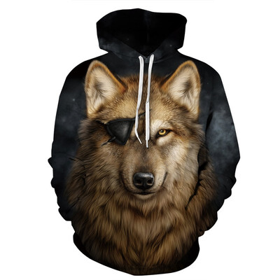 

QYDM0290Mens Hoodie 3D Printed Women Pullover Sweater
