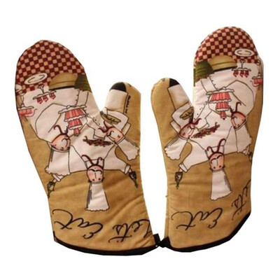 

UpperX Oven Gloves for kitchen Thick&Hot Microwave Oven Gloves Insulation gloves Style 15
