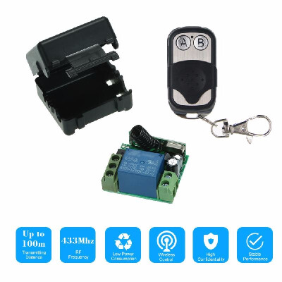 

Smart Home 433Mhz DC 12V 1CH Wireless Remote Switch Relay Receiver Transmitter Universal Remote Control Switch Module&5PCS RF