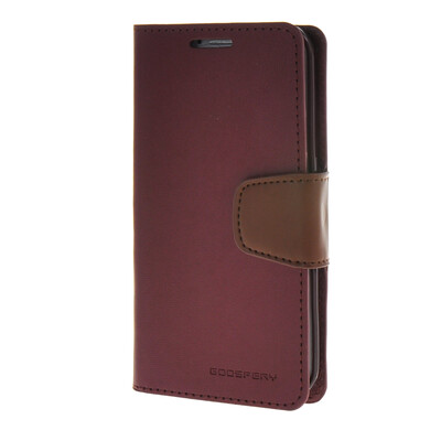 

MOONCASE чехол для Samsung Galaxy S6 Edge PU Leather Flip Wallet Card Slot Stand Back Cover Red