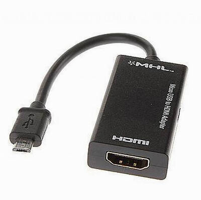 

Huayuan новые micro - USB - кабель HDMI - адаптер для Galaxy S2 (мхл i9100 / i9108 / i9188 / i997