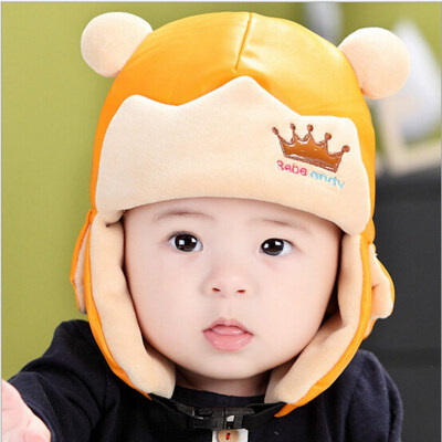 

Buebos Ninos Crown Cashmere Children Hat Autumn Winter Super Warm Earmuffs Kids Baby Unisex Bomber Hat