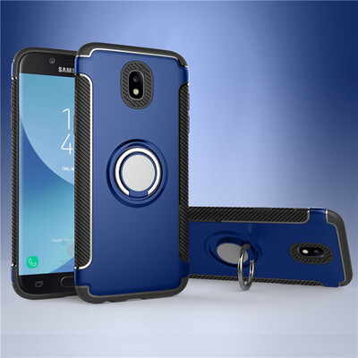

Fecoprior Back Cover For Samsung Galaxy J5 2017 J530 Case Car Holder Stand Hard PC Silicon Ring Suction Bracket Celulars
