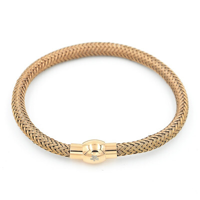

Net Wire Round Stainless Steel Bangle Magnetic Clasp