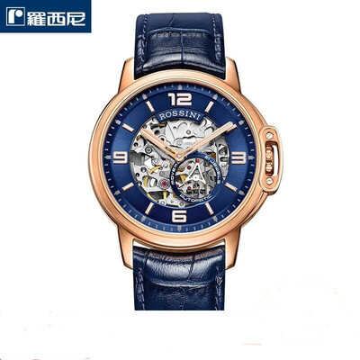 

Rossini ROSSINI watches&clocks Yazun business series fashion fashion hollow belt mechanical watch 517793G05A