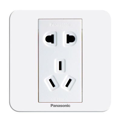 

Panasonic (Panasonic) 86-type switch socket 10A five-hole socket smart package eight loaded WQXC601 (elegant white