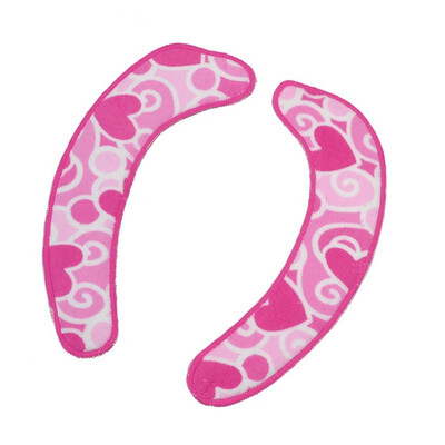 

UpperX Pink Magenta Paste Type Toilet Seat Warmer Lid Cover Pads