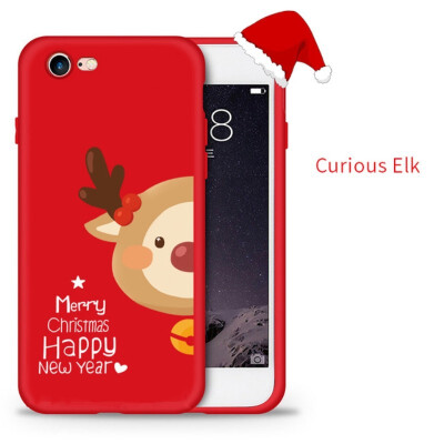 

ASINA Christmas Phone Case For iPhone 7 8 X Xs Max Soft Silicone Cover For iPhone 7 8 Plus XR Case Santa Claus Funda Coque Capa