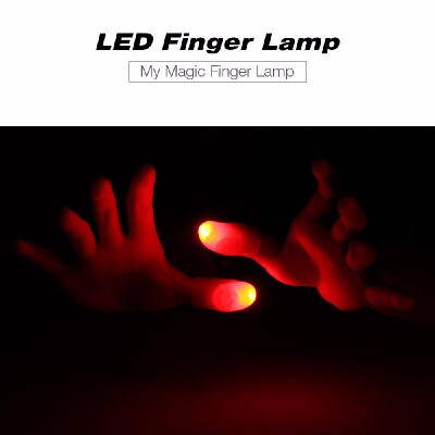 

Cool LED Finger Lamp Thumbs Light Magic Light Up Finger Magic Trick Fake Finger