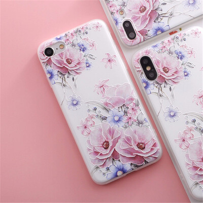 

iphone 6 6s 8 678 plus X 5s 5 SE Case Granite Scrub Marble Stone Painted Silicone Phone Case