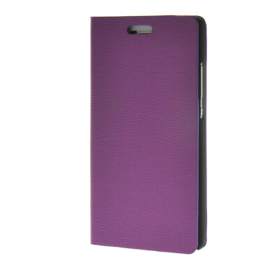 

MOONCASE Leather Side Flip Wallet Card Holder Stand Shell Pouch ЧЕХОЛ ДЛЯ Huawei Ascend P8 Purple