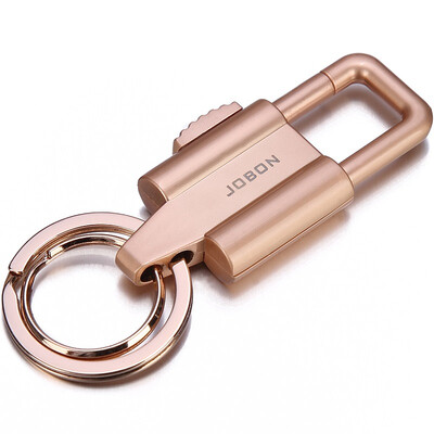 

[Jingdong Supermarket] JOBON Zhongbang key chain ring car key chain chain mother double key chain buckle waist hanging type ZB-060C chrome
