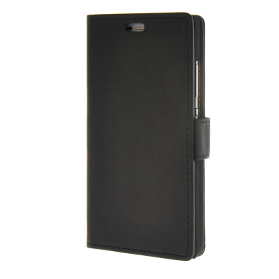 

MOONCASE Simple style Leather Wallet Flip Card Stand Back Case Cover for Huawei Ascend P8 Black