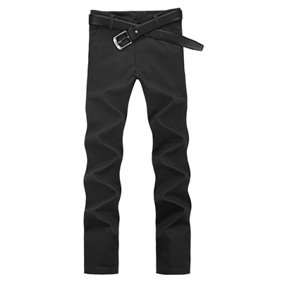 

Zogaa Korean Mens Pants Casual Slim Fashion Pure Cotton Straight