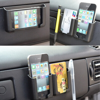 

Self Adhesive Auto Car Organizer Box Mobile Phone Holder Charger Cradle