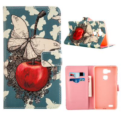 

MOONCASE ЧЕХОЛ ДЛЯ Huawei Ascend Mate 7 Flip PU Leather Fold Wallet Card Slot Kickstand Back [Pattern series] /a08