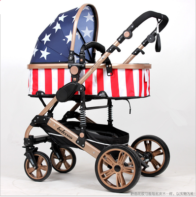 

Belecoo baby stroller high landscape can sit&lie flat two-way shock absorber baby stroller light folding hand baby stroller ne