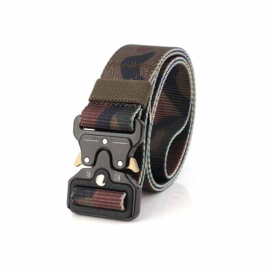 

125cm Men Tactical Cobra Deduction Outside The Belt Nylon Outdoor Training Belt